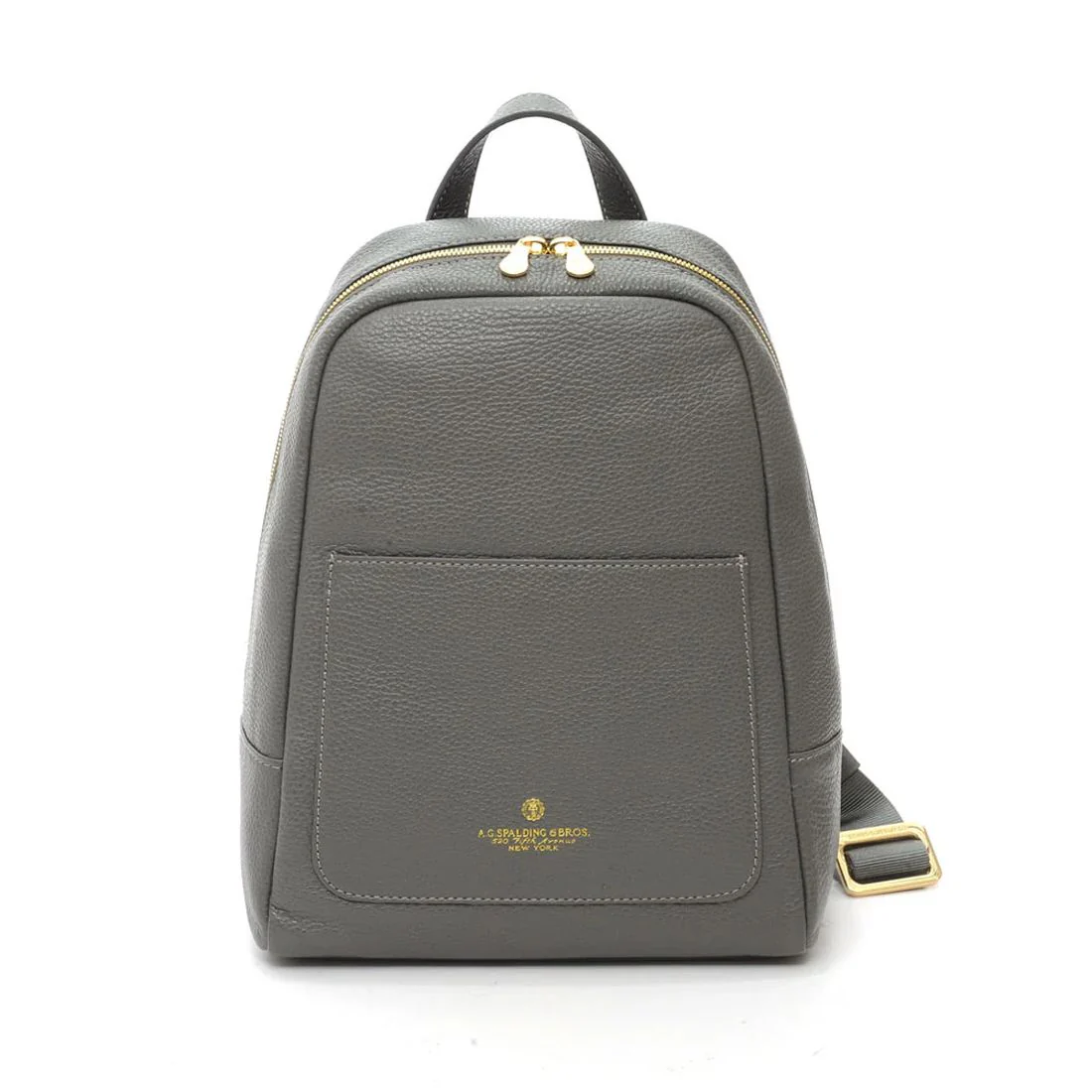 Zaino Spalding & Bros Sammy in pelle grigio 173779U823