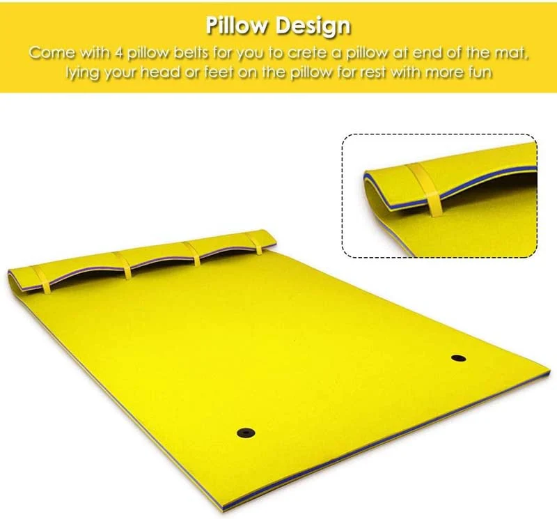 Eletriclife 9 x 6 feet 3 Layer Foam Water Pad