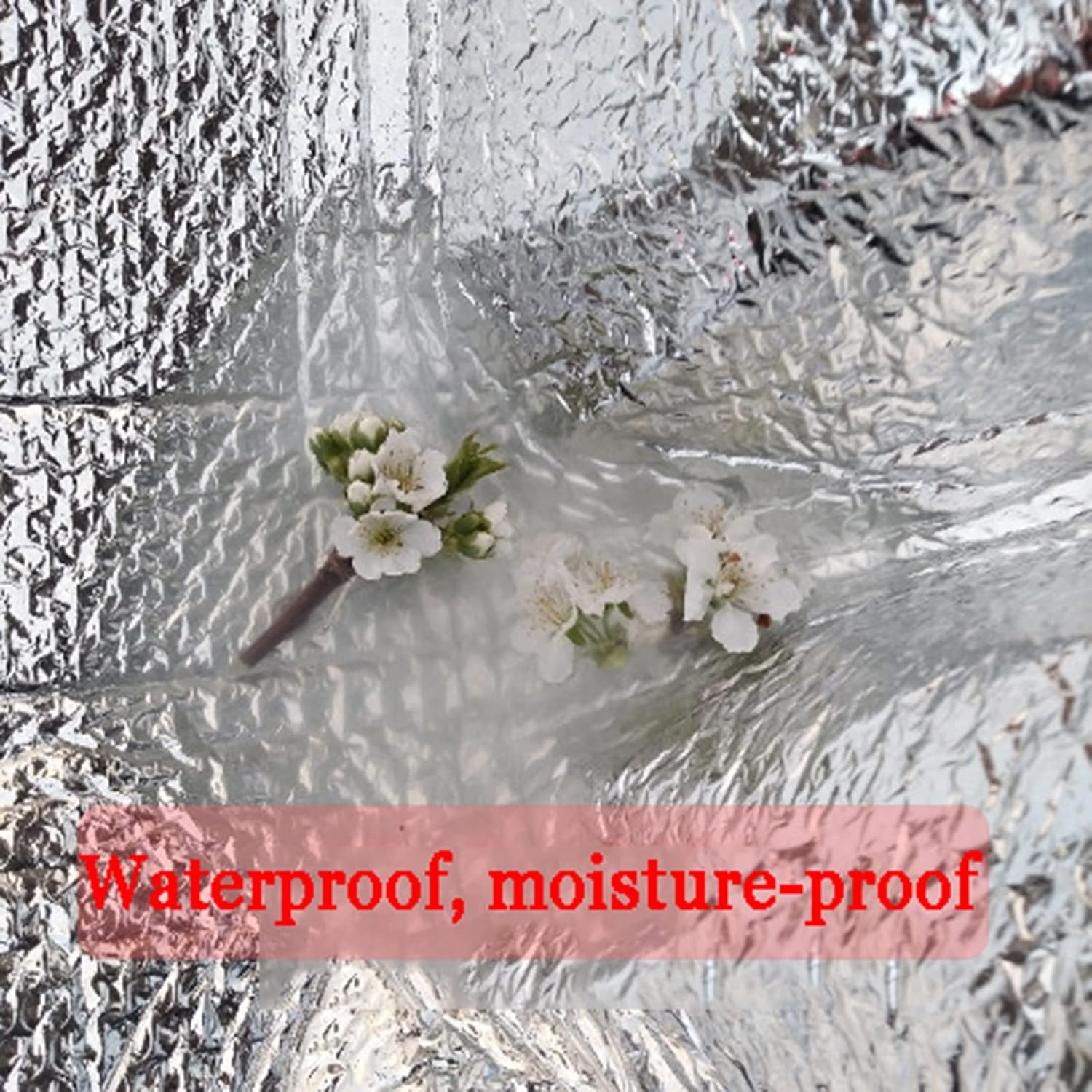 Luftpolsterfolie zur Isolierung, Reflektierende Isolierung Strahlungsbarriere for Dachboden mehrere Größen(10mm(thk),1 * 6M(6m²))
