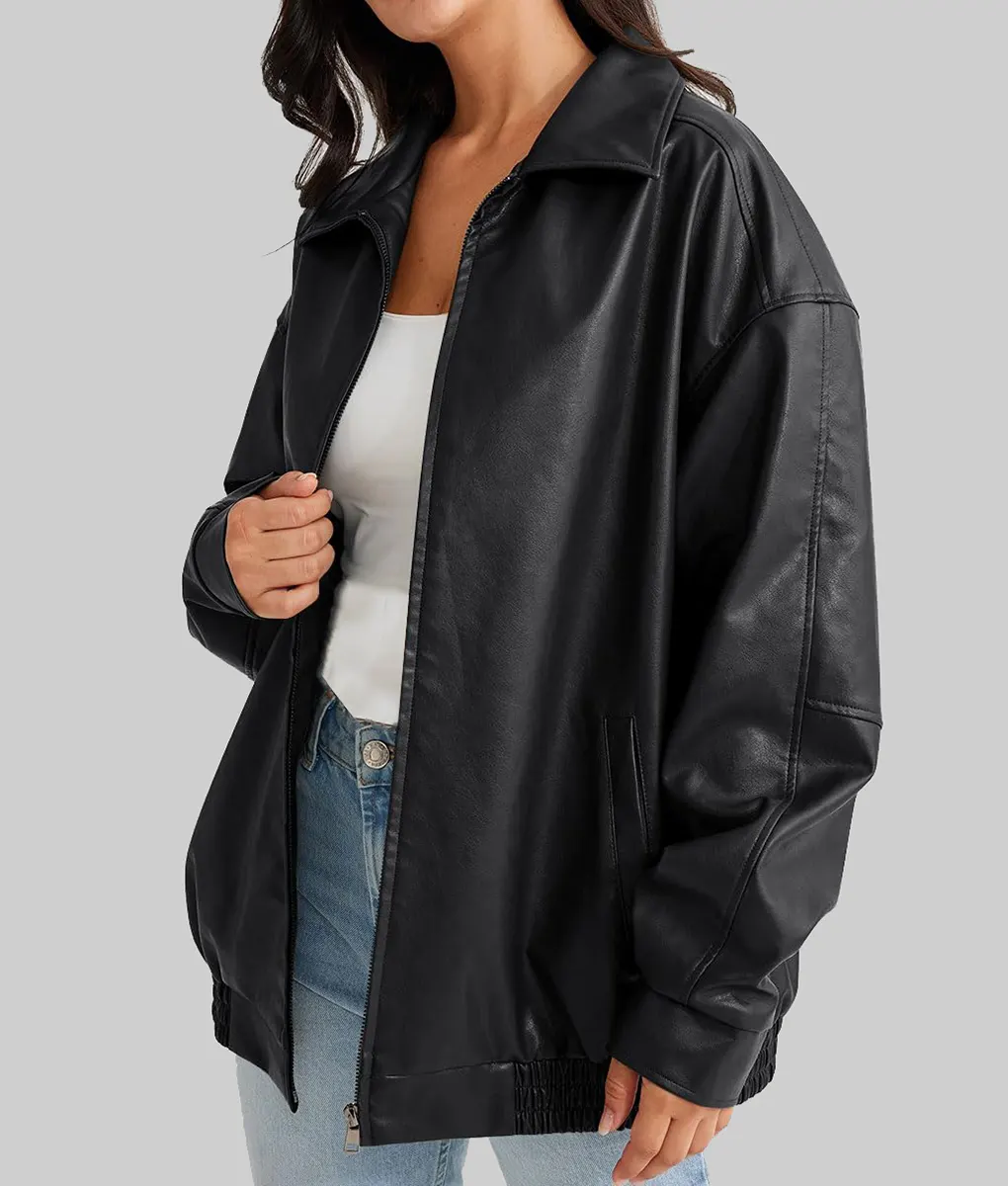 Marian Black Leather Jacket