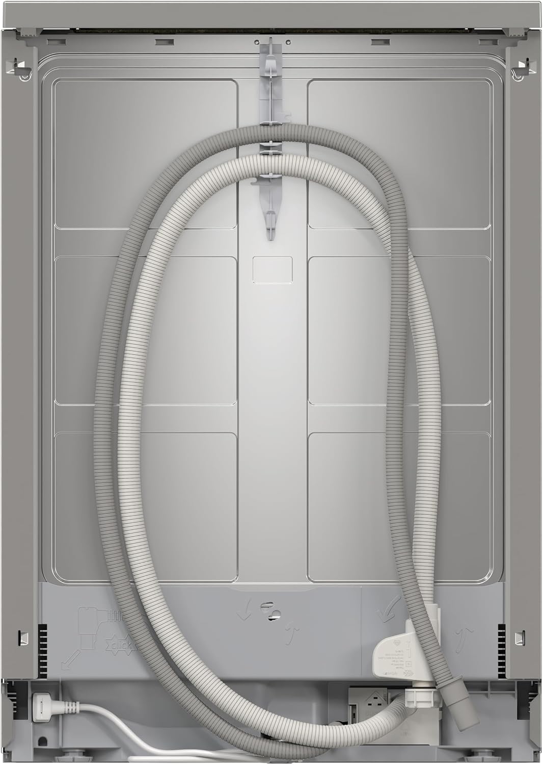 Bosch - Lavavajillas Libre Instalación, Serie 4, 60 cm. de ancho, 13 servicios, Función Extra Secado, Home Connect, Motor Eco Silence, Acero, SMS4HKI07E