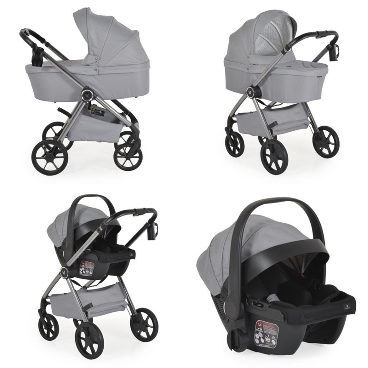 Kombi-Kinderwagen Kombikinderwagen Unique 3 in 1