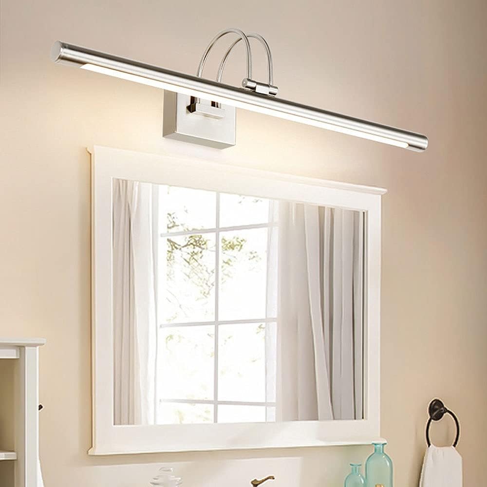 Led Spiegel Front Light, Wasserdichte Badezimmer Eitelkeit Lampe, Acryl Lampenschirm Make-Up Beleuchtung, Metall Eitelkeit Wand, Spiegel Schrank Toilettenleuchten/4000K
