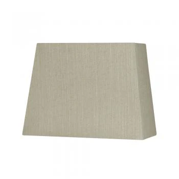 Rectangular Linen Lampshade �C Buttermilk or Calico | Hard-Lined, 30cm