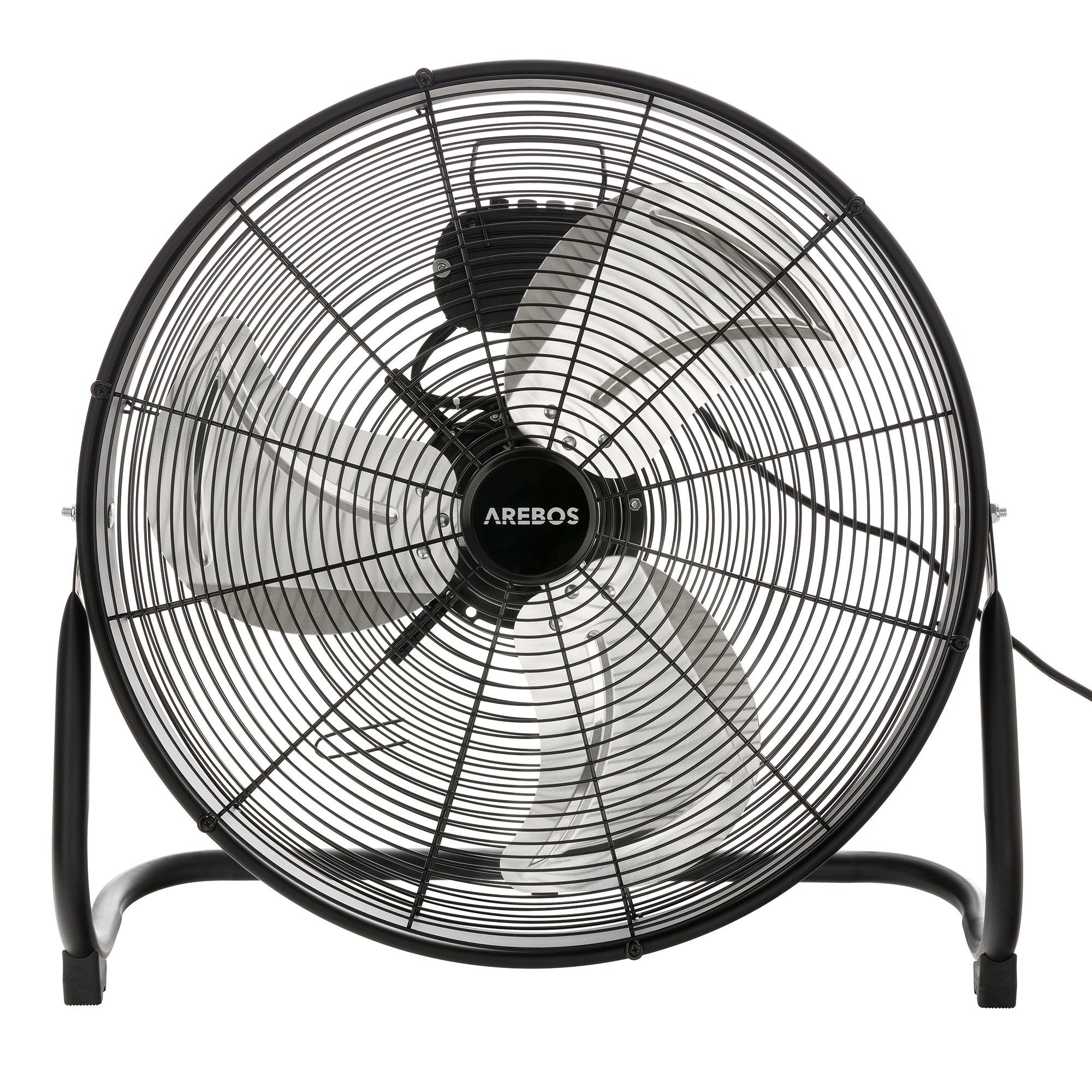 Bodenventilator Ø 50 cm, Windmaschine, Ventilator, 3 Geschwindigkeitsstufen