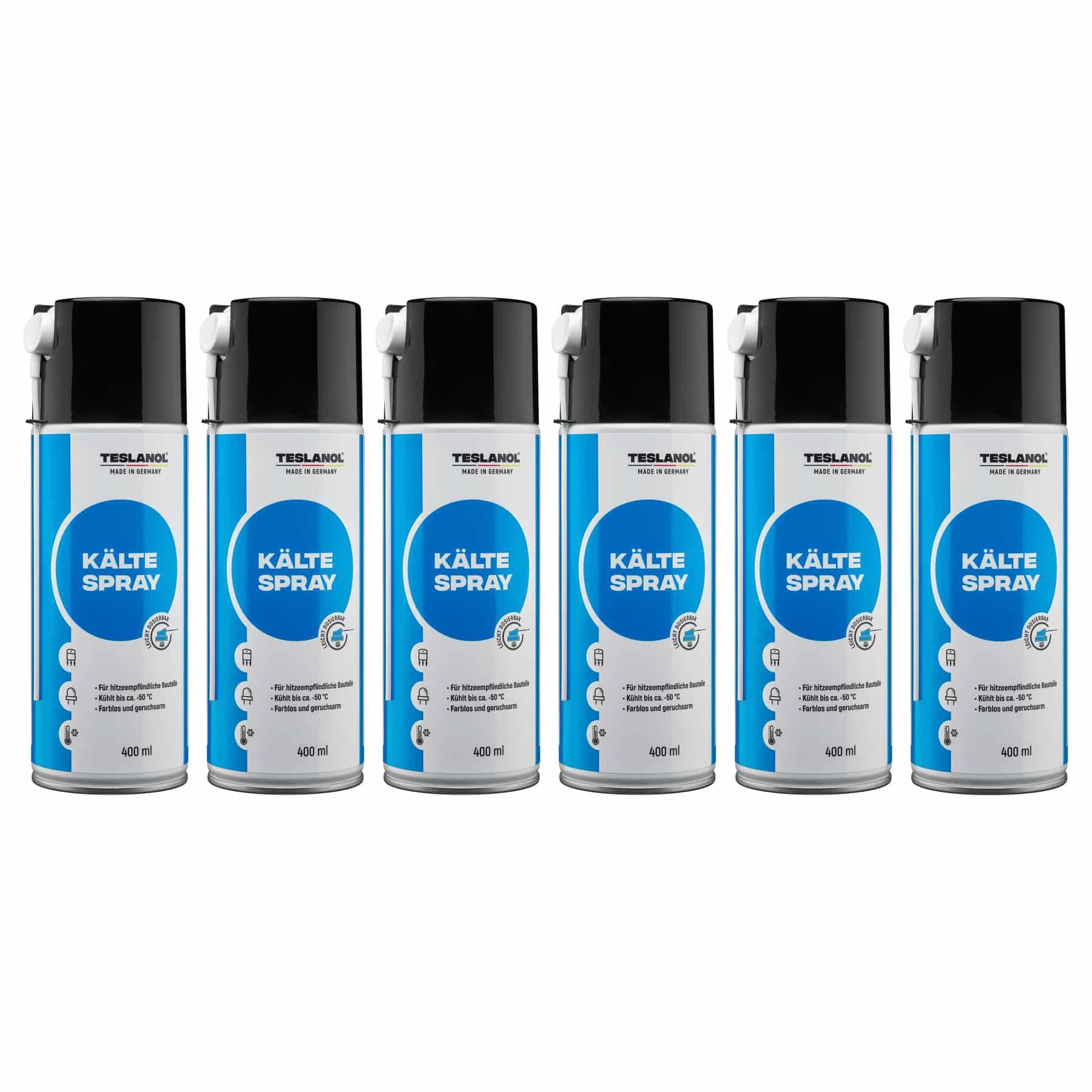 Kältemittel TESLANOL 26034 Kältespray T71, 400 ml, 6 Stück