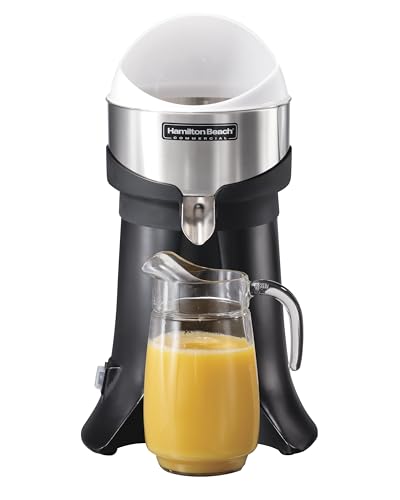 Hamilton Beach Commercial Electric Citrus Juicer from the FreshMark Line, Fills a Glass of Juice in Less than 30 Seconds, Powerful Motor, 3 Reinforced Reamers, NSF Certified, HCJ967R : Home & Kitchen