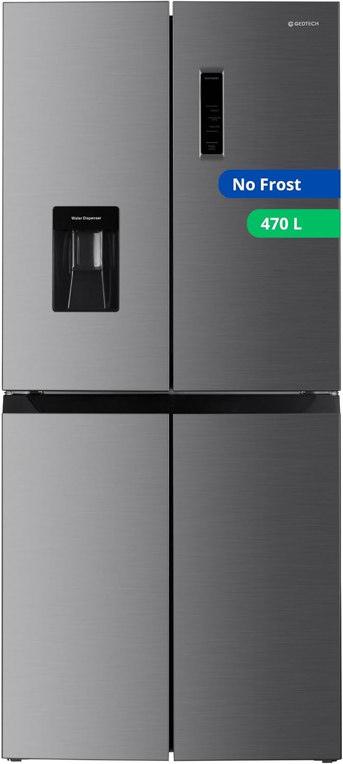 GEDTECH Frigorifero multiporta GMP470IXT Inox 470L (301L + 169L) - No Frost