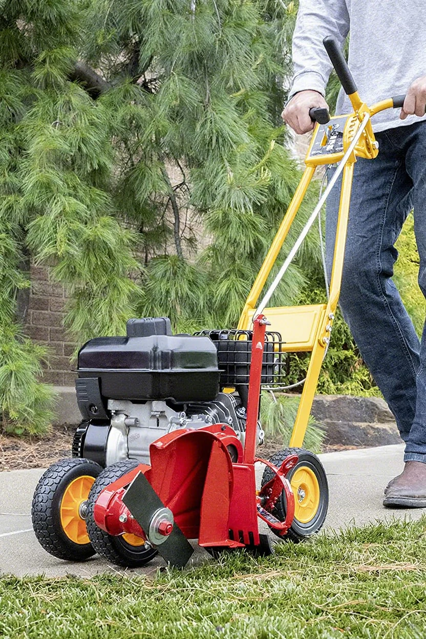 101-5.5GT-7Gas Powered Lawn Edger, 5.50 Gross Torque/3.5 HP B&S Engine 7′′ Wheels