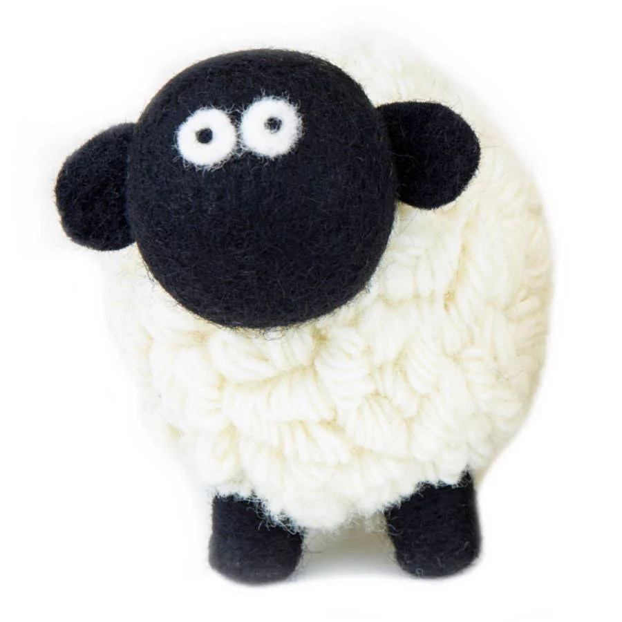 Knitted Mountain Sheep Collectible , Small