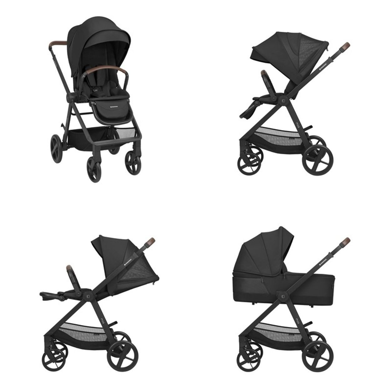 Kombi-Kinderwagen Kombikinderwagen Mia 3 in 1