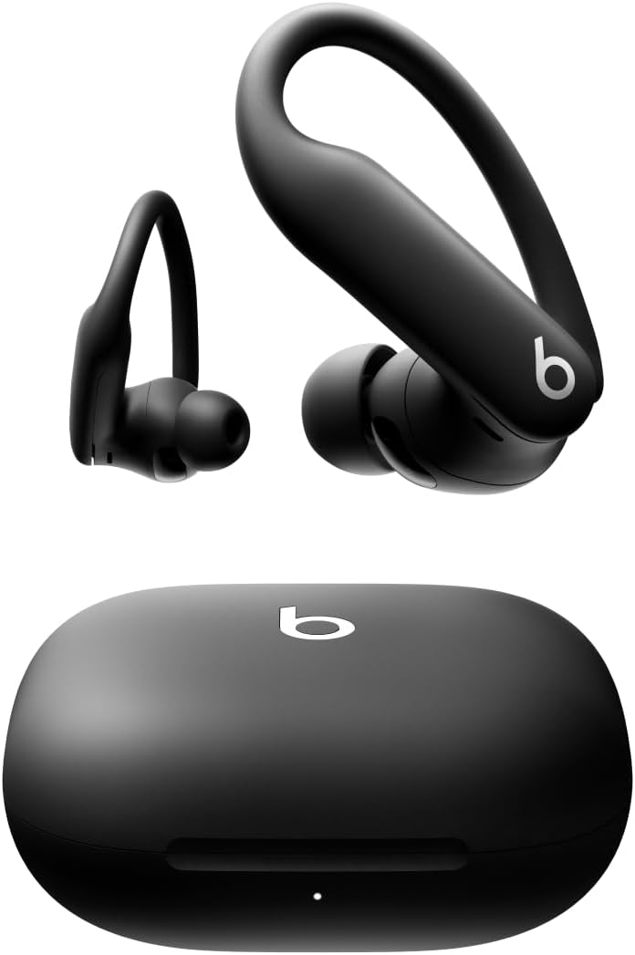 PowerPro 2 Bluetooth Auricolari wireless - Cancellazione del rumore, IPX4, fino a 45H con custodia di ricarica, compatibile con  e Android- Jet Black