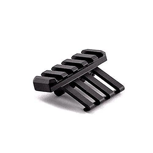 Extremely Low Profile Offset rail mount for Picatinny Rails laser black