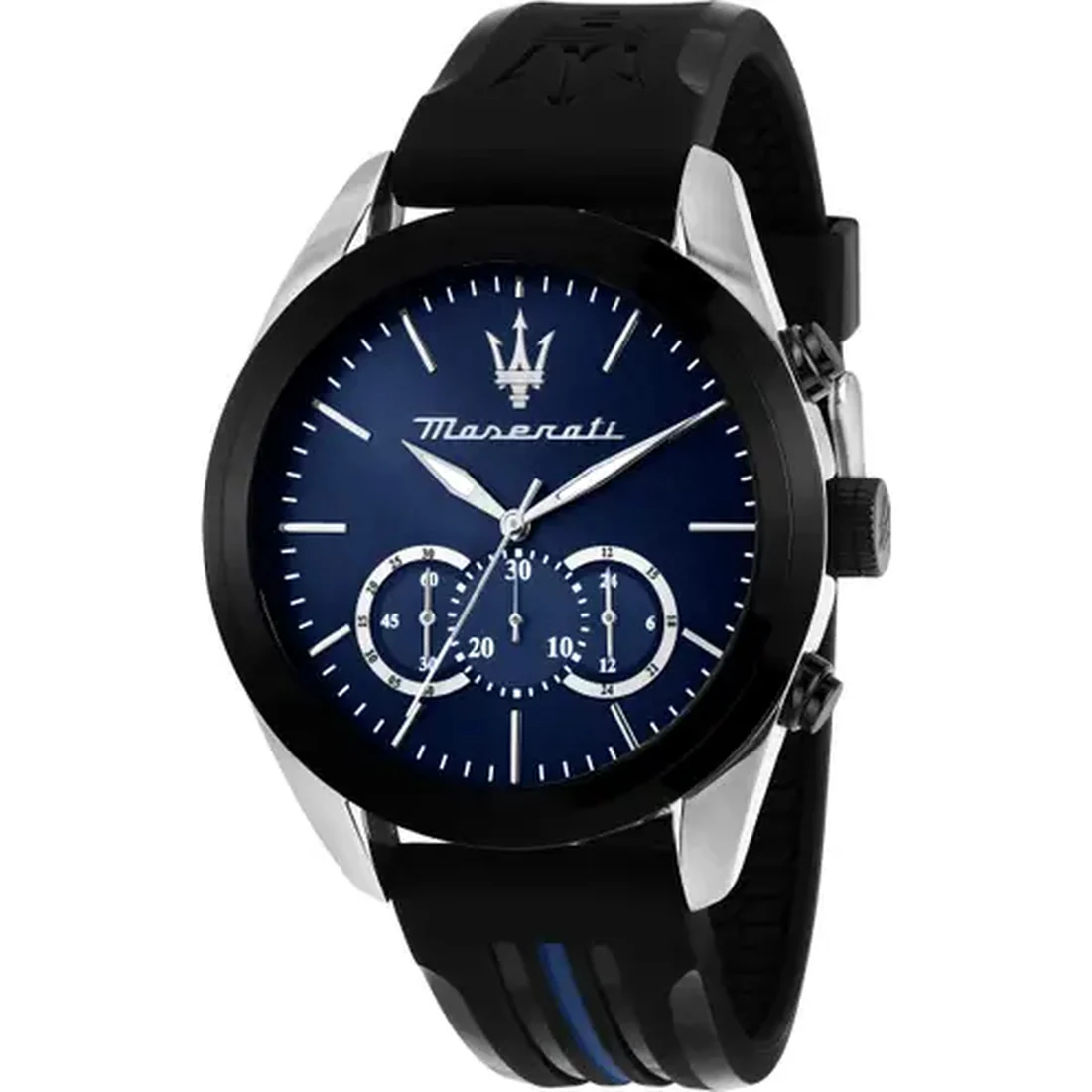Orologio Maserati Traguardo crono blu con cinturino gomma R8871612044