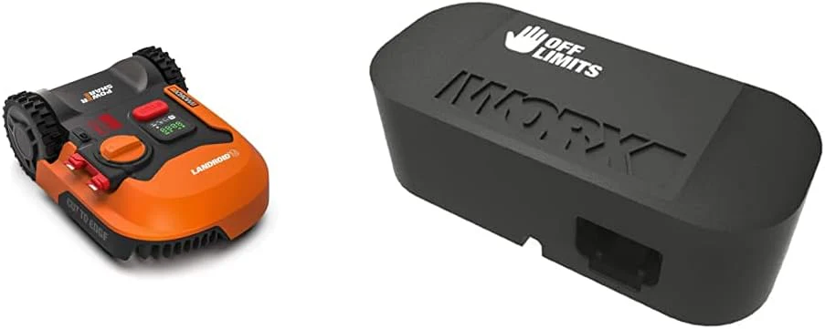 WORX Landroid M WR141E robotmaaier/accugrasmaaier voor kleine tuinen tot 500 m2/zelfrijdende grasmaaier voor een nette gazonsnit, veelkleurig
