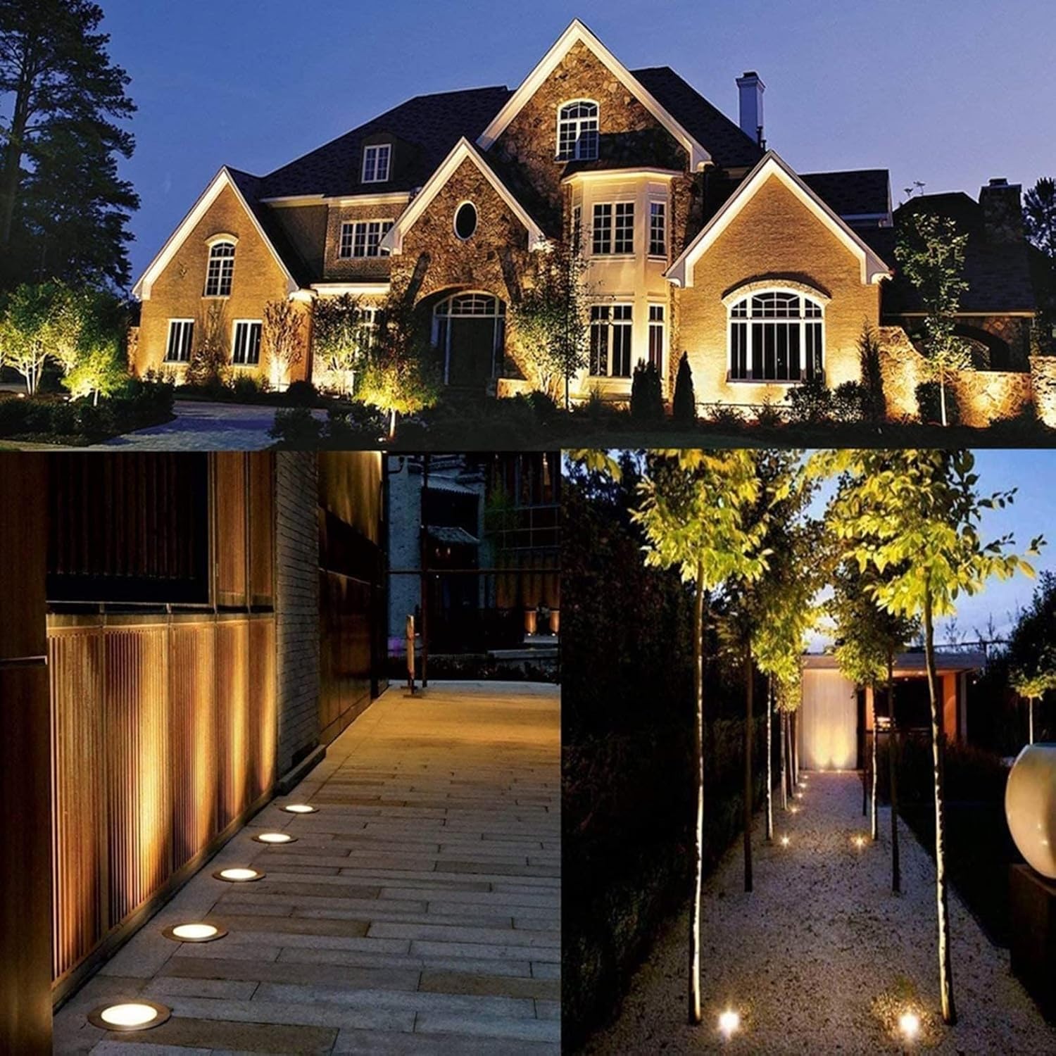 IP67 Wasserdichte Bodeneinbauleuchte, 3 W, RGB-Landschaftsbeleuchtung für Einfahrten, Decks, Terrassen und Stufen, unterirdisches Licht für Innenhof-Dekoration
