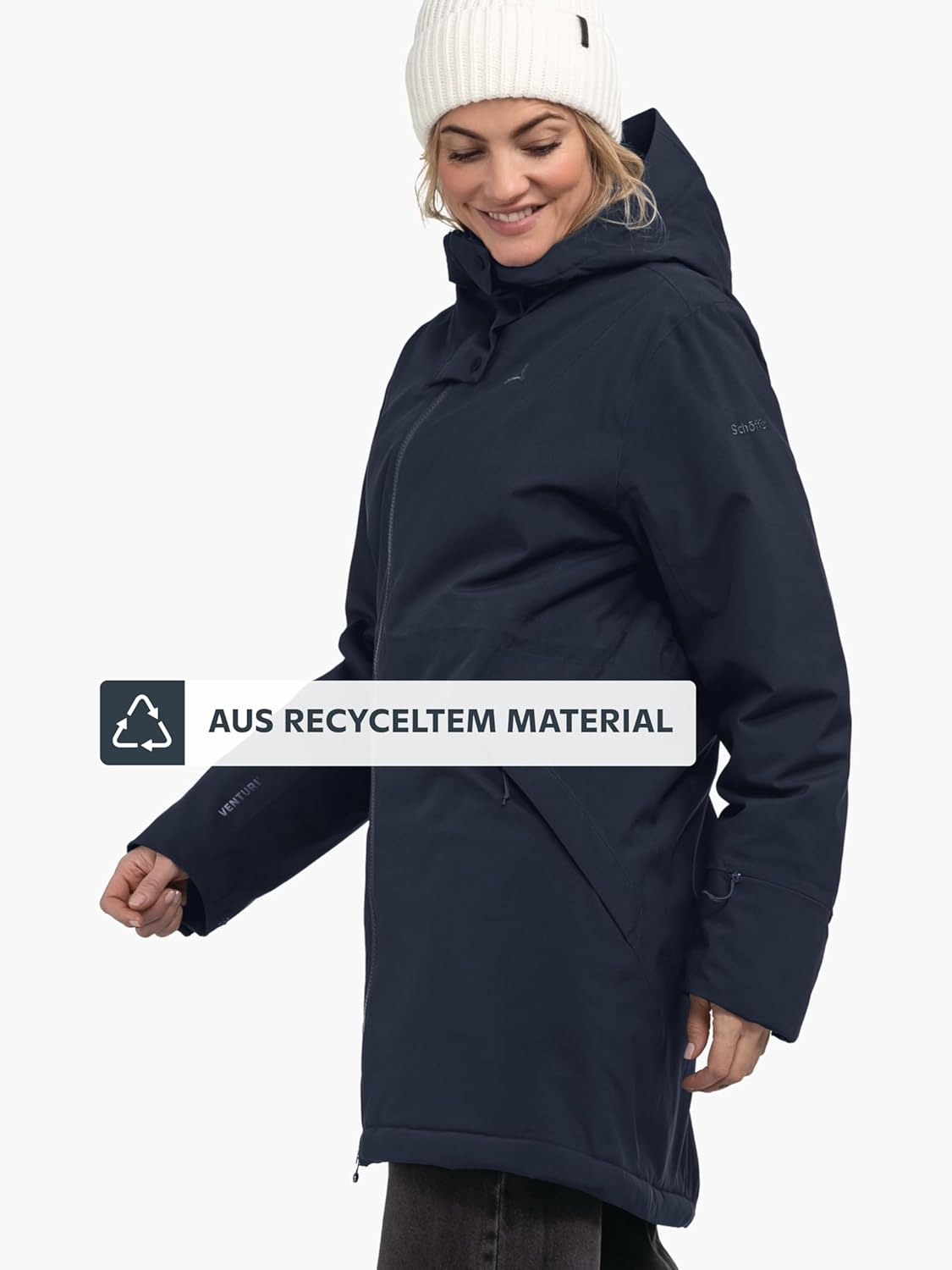 Schöffel Damen Ins Parka Style Crivat WMS, wasserdichte und atmungsaktive Winterjacke, komprimierbarer, leichter Parka mit nachhaltiger Wattierung
