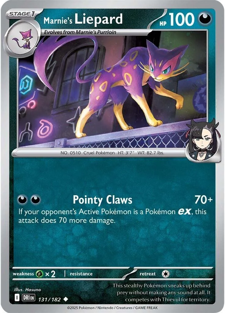 Marnie's Liepard (131/182) (DRI)