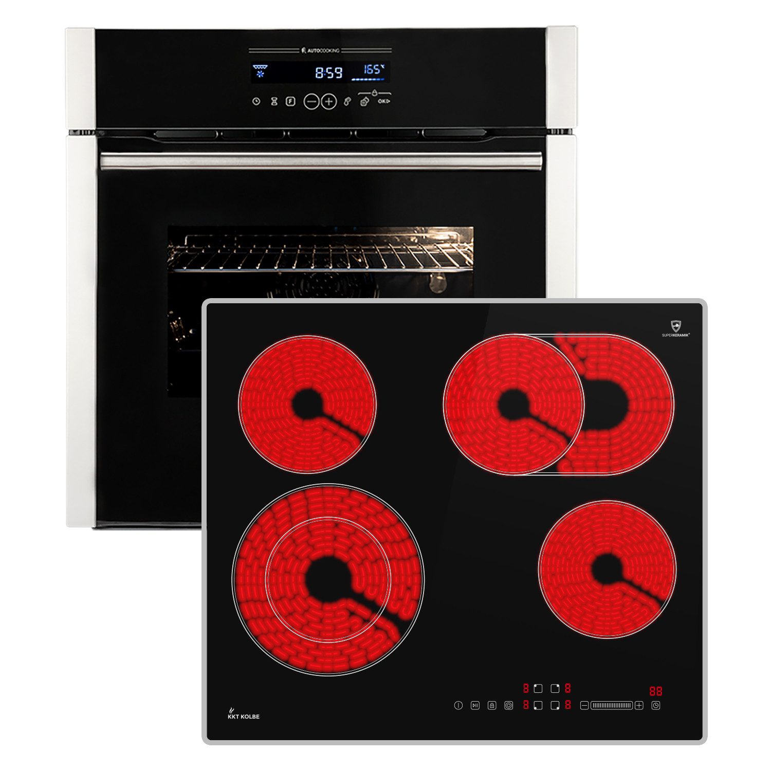 Backofen-Set Backofen und Kochfeld SET8016CH59AL