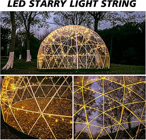 3.6m/12ft Tenda da Giardino a Bolla, Tenda a Cupola a Igloo per Serra da Giardino, Riparo a Cupola Trasparente per 4 Stagioni, con Copertura in PVC, Porta e Finestre per Cortile, Esterno, Festa : Amazon.it: Giardino e giardinaggio