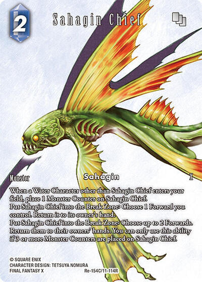 Sahagin Chief (Full Art) - Re-154C/11-114R