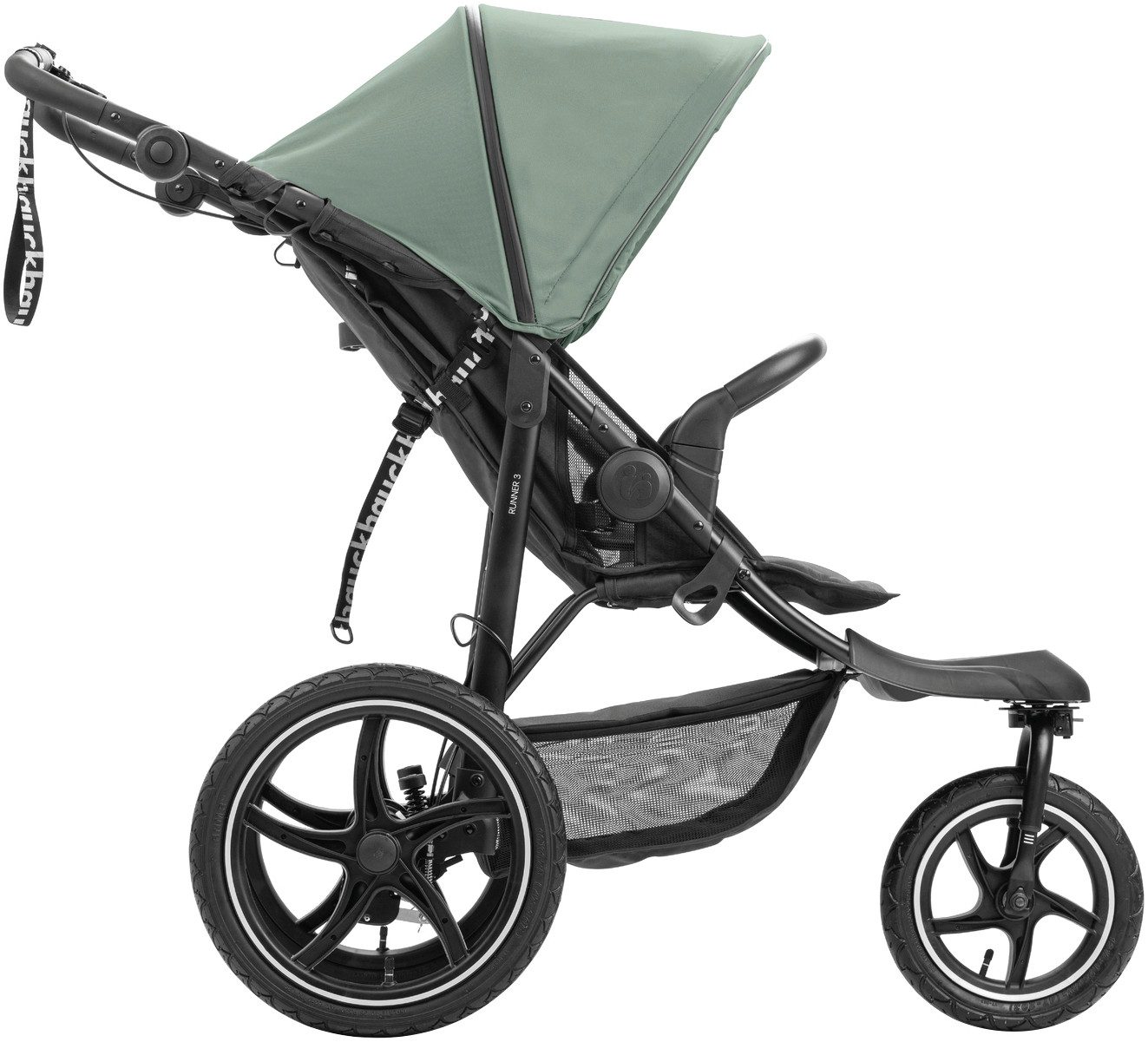 Dreirad-Kinderwagen Runner 3, Jungle Green