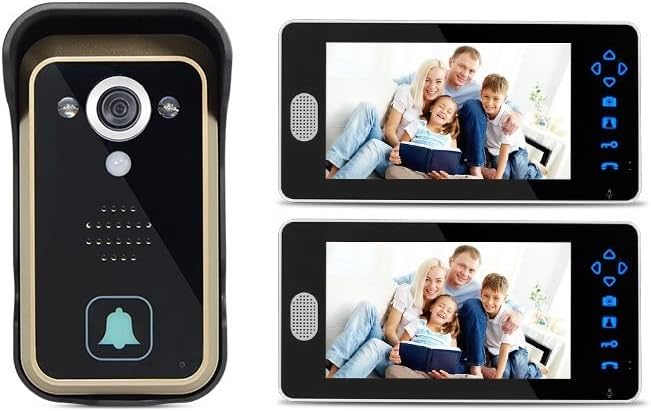 Videocitofoni Campanello Video Wireless Domestico 2.4G Campanello Di Monitoraggio Videocitofono Digitale Intelligente Ad Alta Definizione Da 7 Pollici Protezione Smart Home