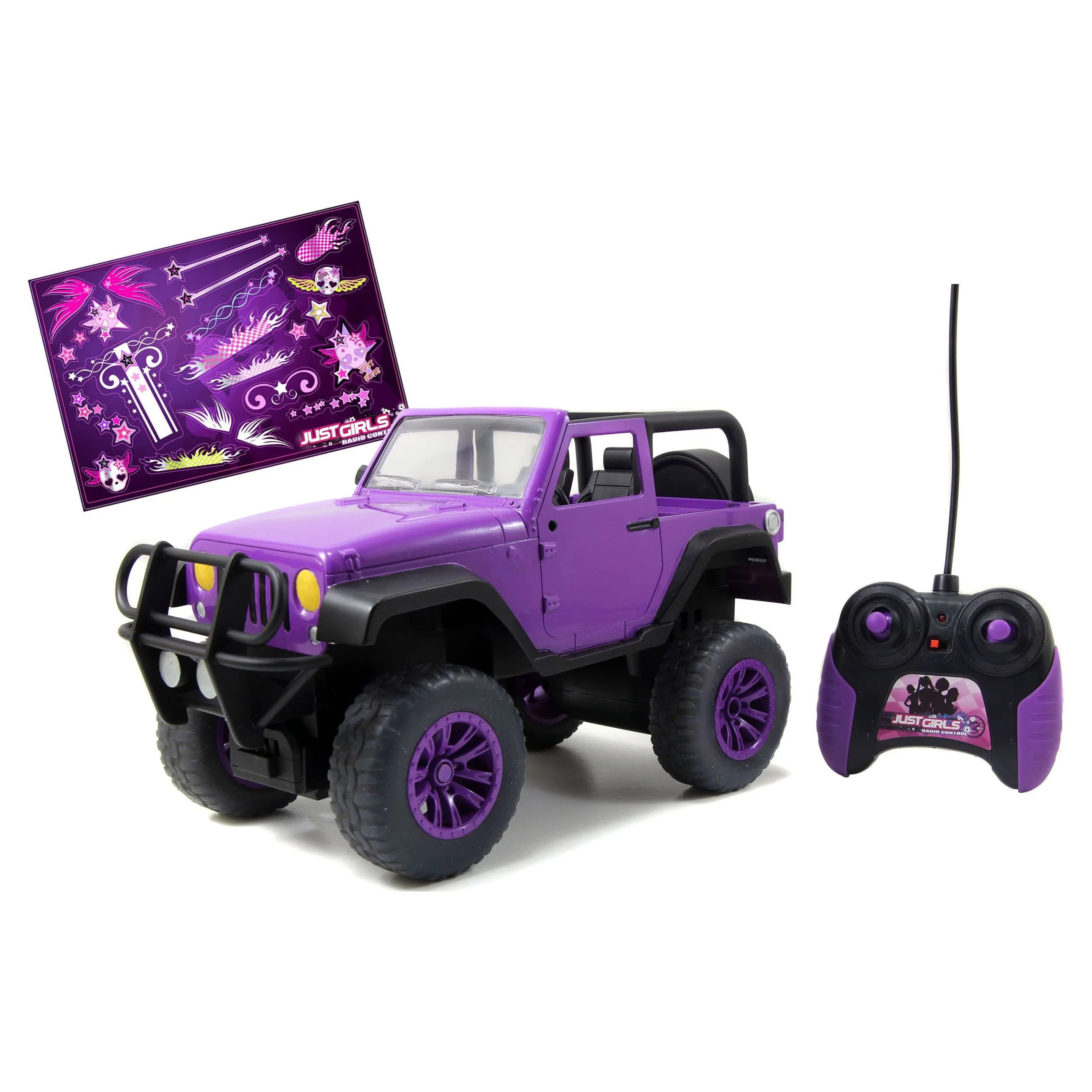 Jada Toys GirlMazing Remote Control Jeep, Purple &ndash; Customizable RC Car for Kids 6