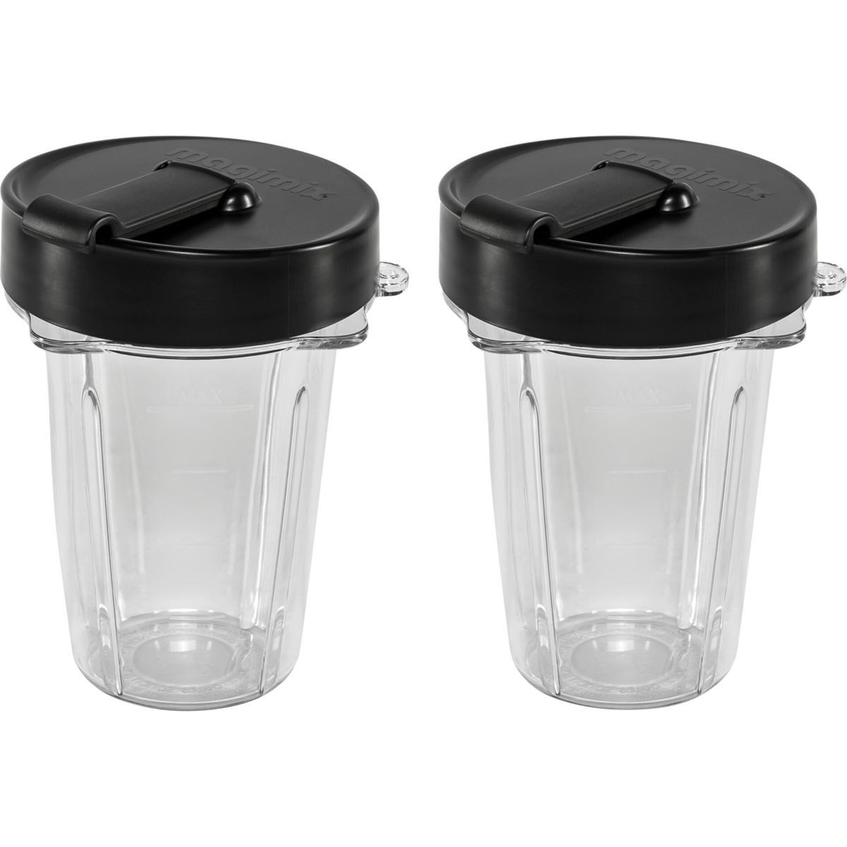 Küchenmaschine Saft Becher 400ml Doppelpack