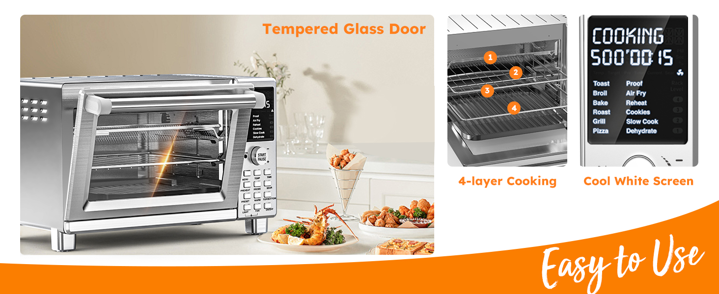 air fryer toaster oven combo with grill