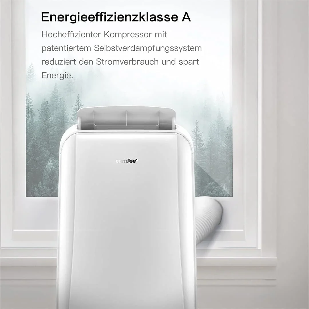 Comfee Mobiles Klimagert Easy Cool 2.0, 7000 BTU 2,0kW, K��hlen&Ventilieren&Entfeuchten, Raumgre bis 68m(25�O), APP-Steuerung/Alexa/Google Home/IFTTT, Mobile Klimaanlage mit Abluftschlauch