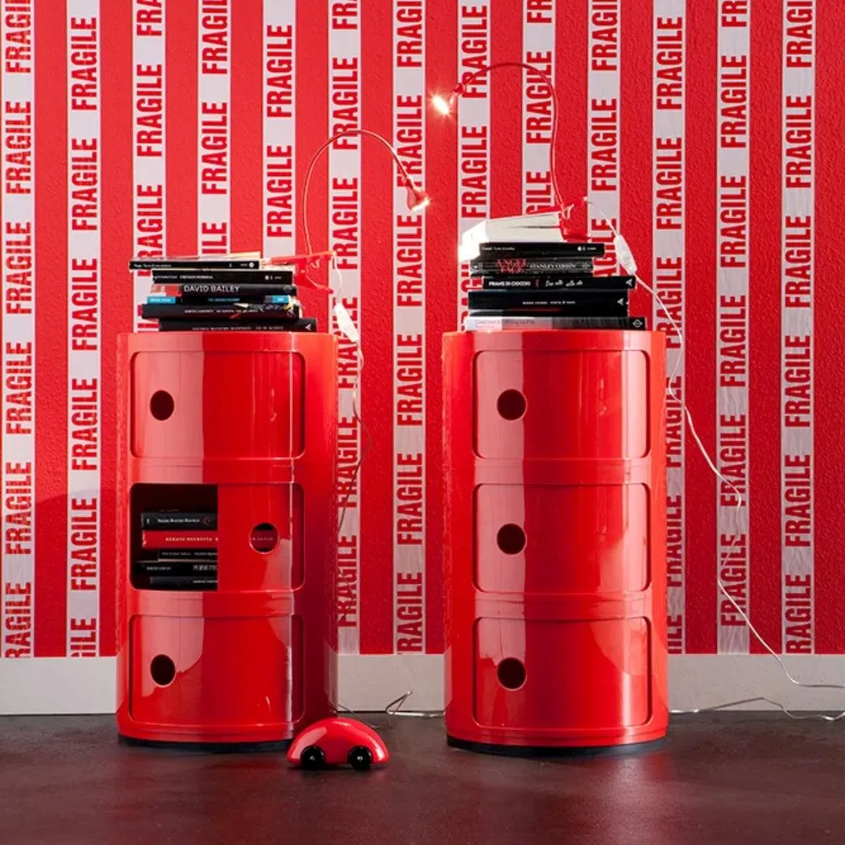 Kartell Componibili Classic Mobiletto a 3 Ripiani – Design Iconico e Funzionale