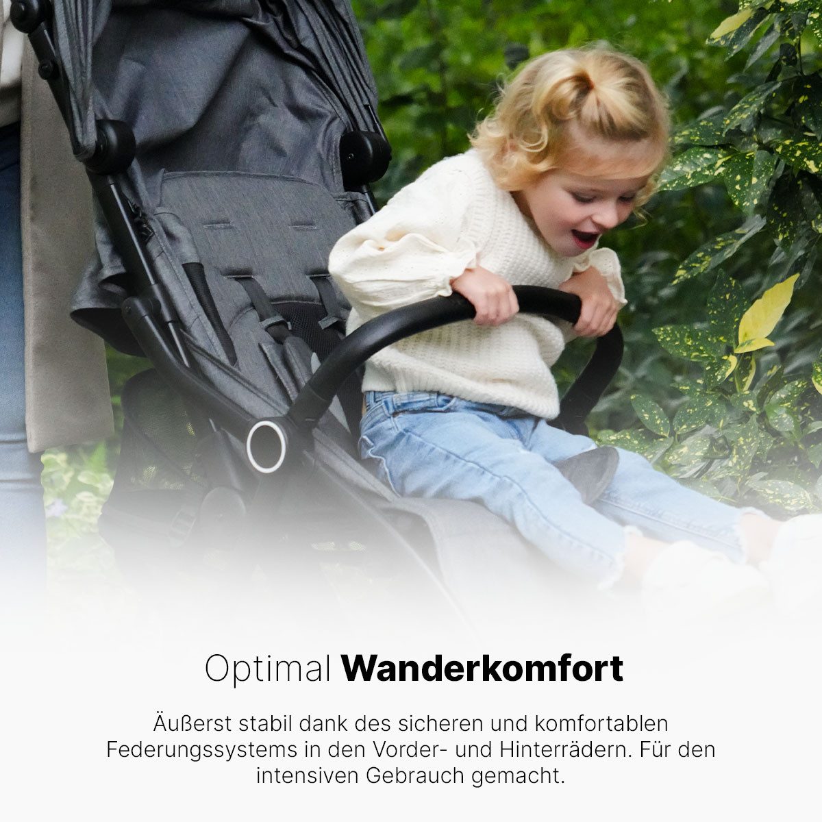 Kombi-Kinderwagen XL Kinderwagen – Premium Buggy mit MagicFold™ - Leicht und wendig