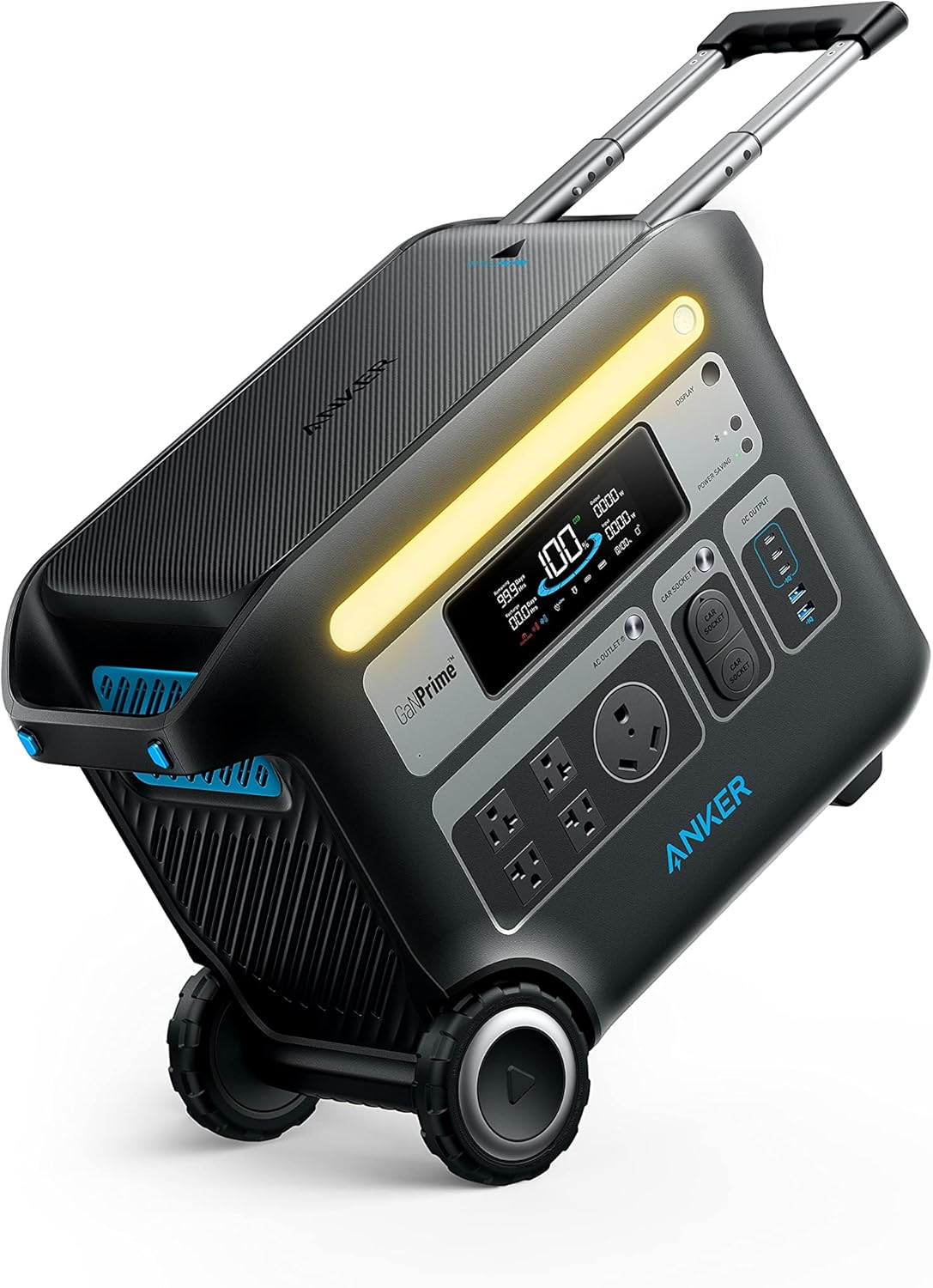 Anker SOLIX F2000 Portable Power Station  PowerHouse 767  2400W Solar Generator  GaNPrime Battery Generators for Home Use  LiFePO4 Power Station for Outdoor Camping  and RVs (Solar Panel Optional)