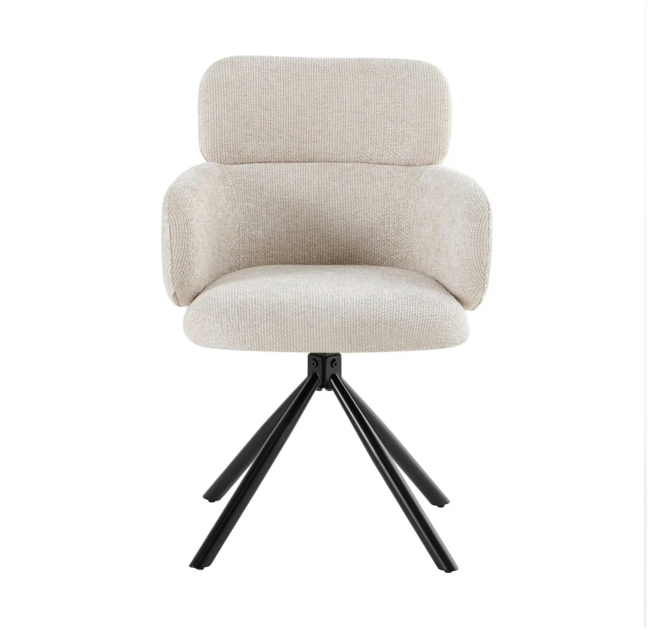 Tuscany Beige 360° Swivel Accent Chair| Minimum order 2 Chairs