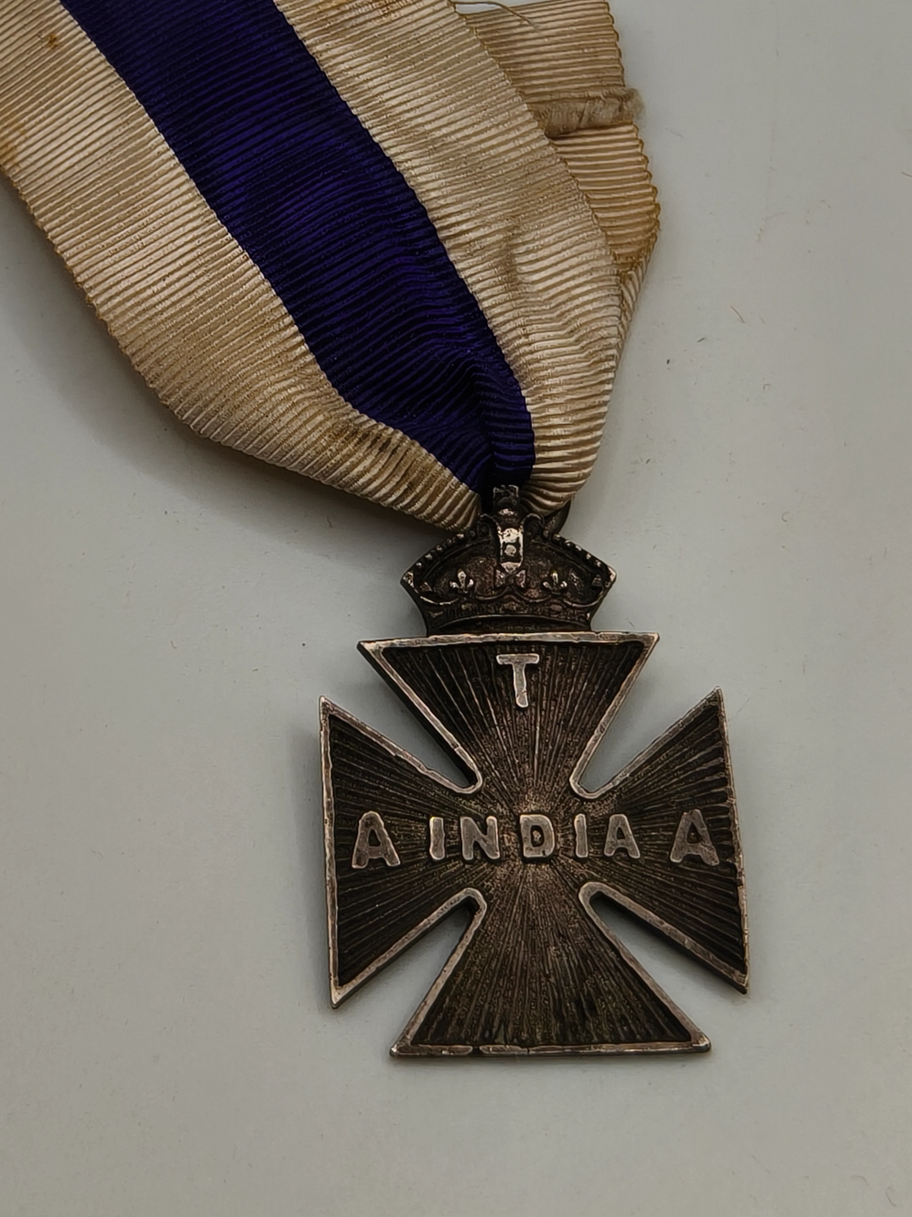 Red cross United Kingdom medal. India.