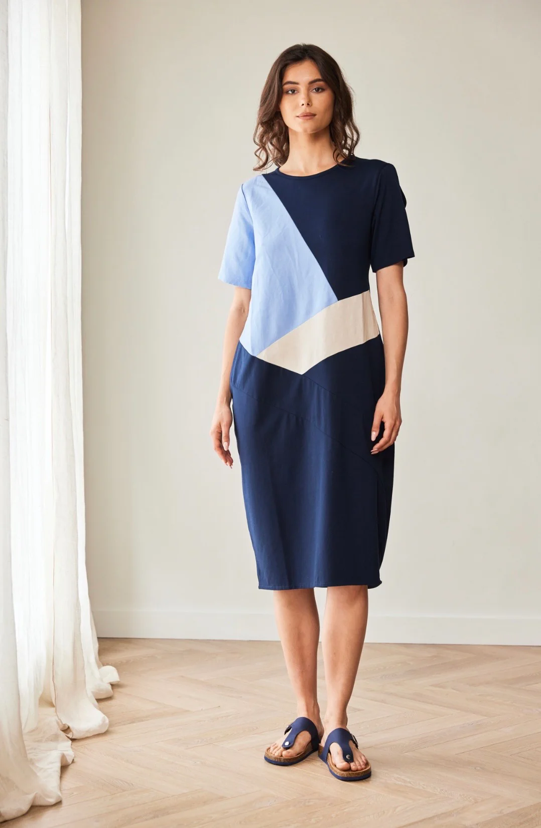 3 Tone Linen Dress