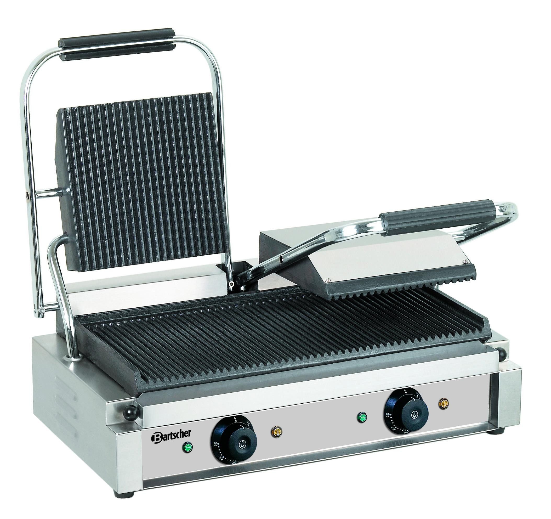 Kontaktgrill Kontaktgrill 3600 2R, 2 Grilleinheiten, Grillfläche gerillt, A150671