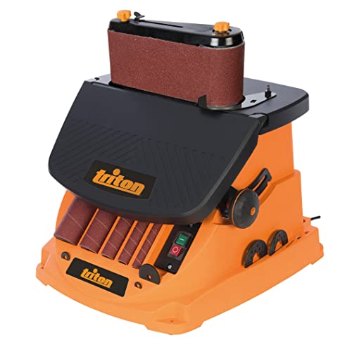 Triton   Levigatrice a mandrino oscillante e a nastro 450 W TSPST450 (977604) : Amazon.it: Fai da te