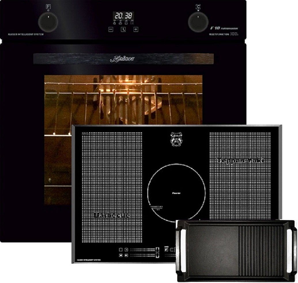 Backofen-Set EH 6367+KCT 777 FI La Perle+Grillplatte
