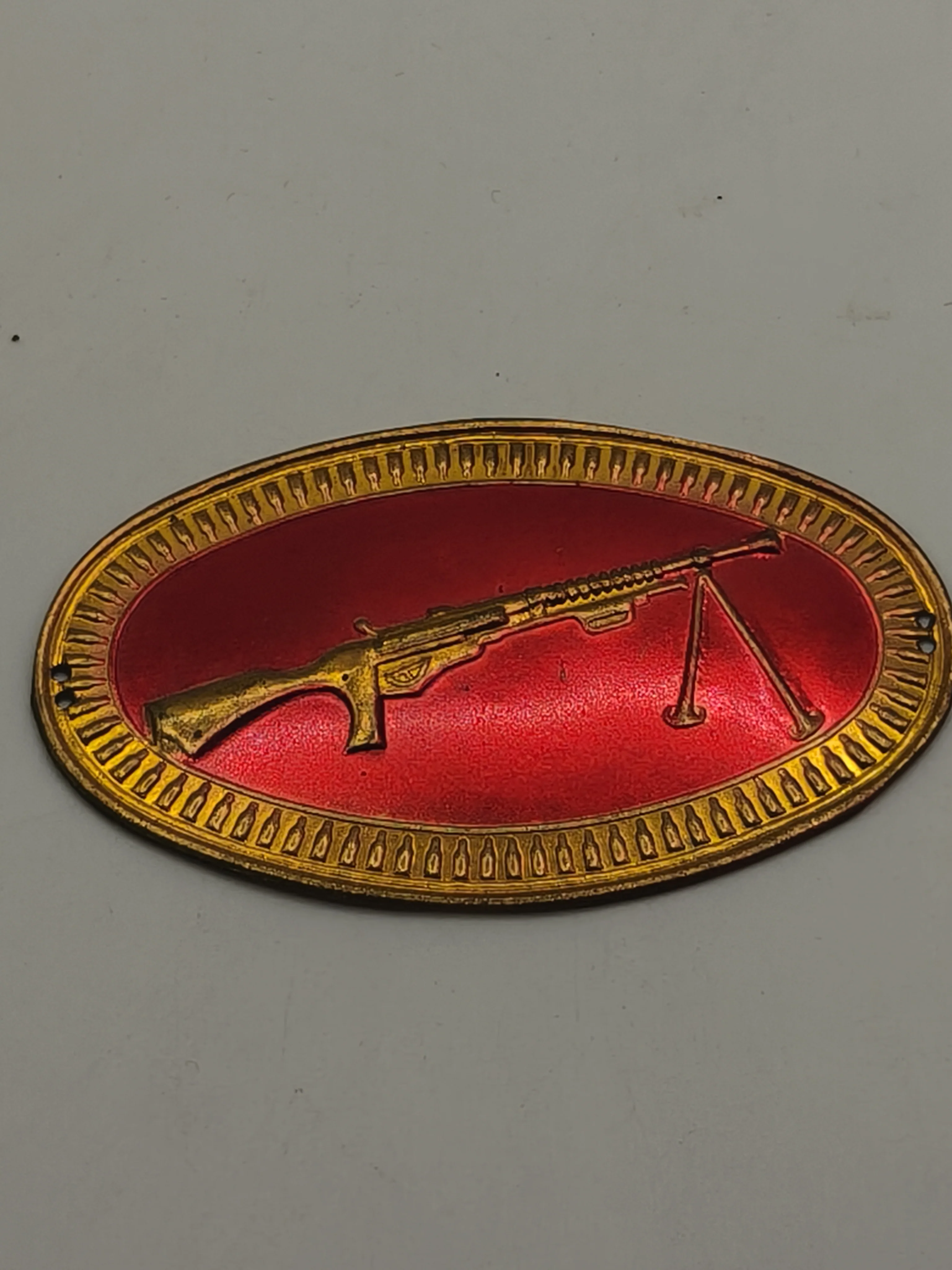 Machine gun Badge. Spain.