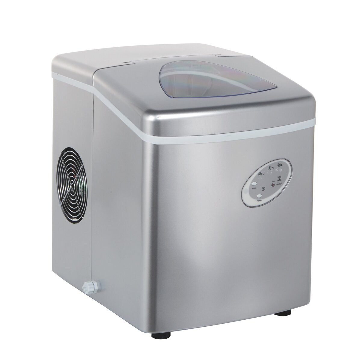 Elektrischer Eiswürfelbereiter Hohlkegel Eisbereiter 15 kg - Eiswürfel mit Eisbehälter