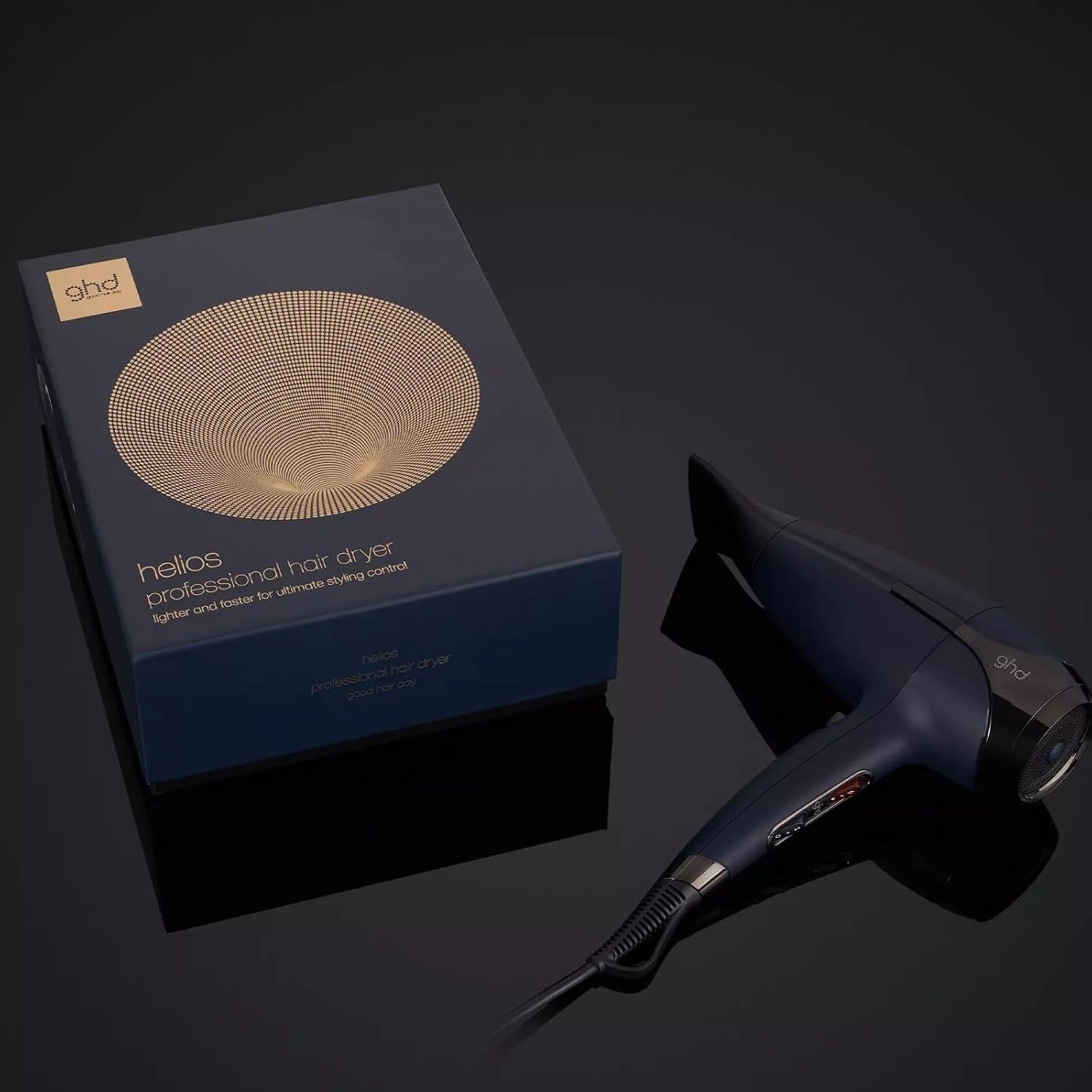ghd helios, Asciugacapelli Professionale Leggero, Potenza 2200 W, Blu