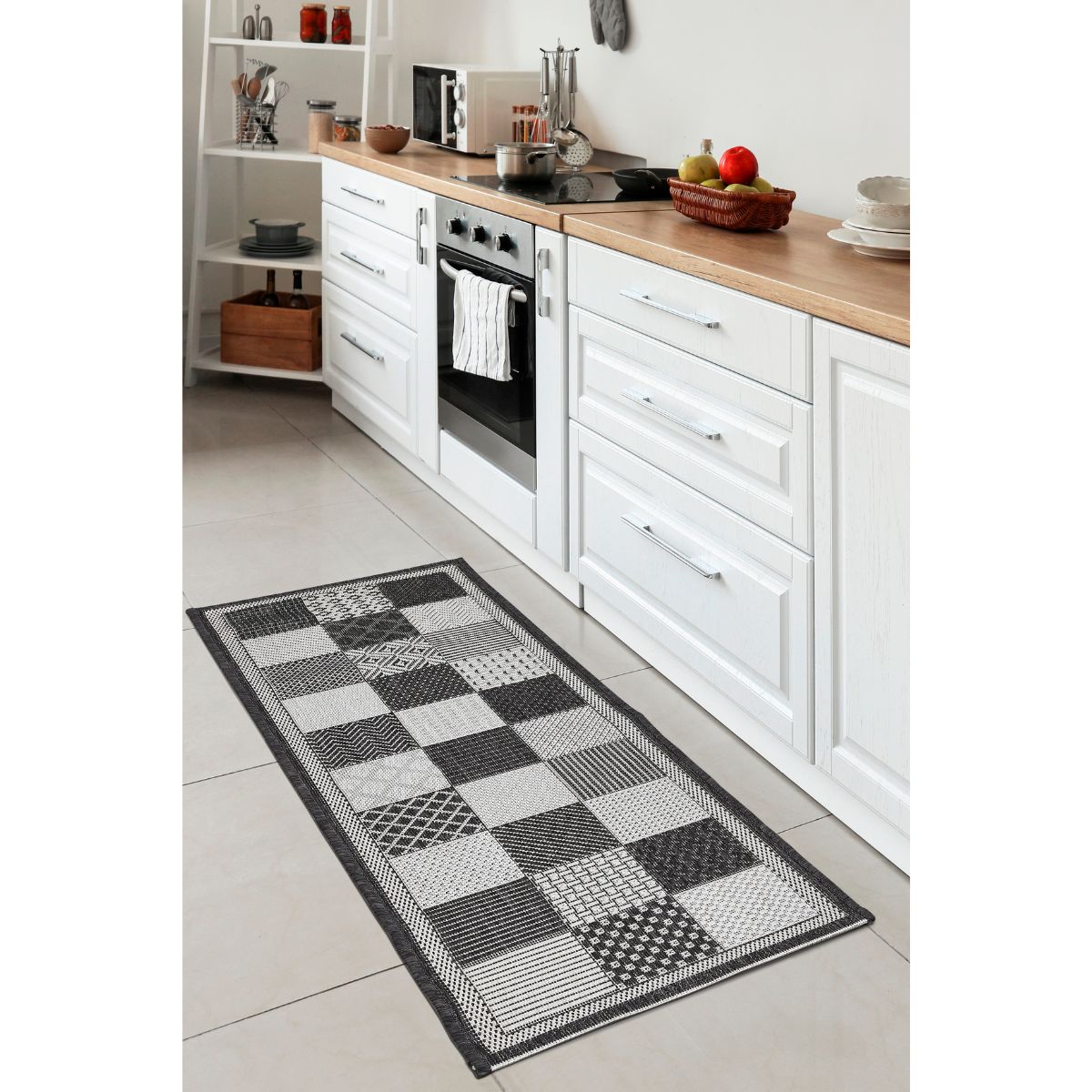 Homcom Läufer Quadrat 180 x 67 x 0,5 cm