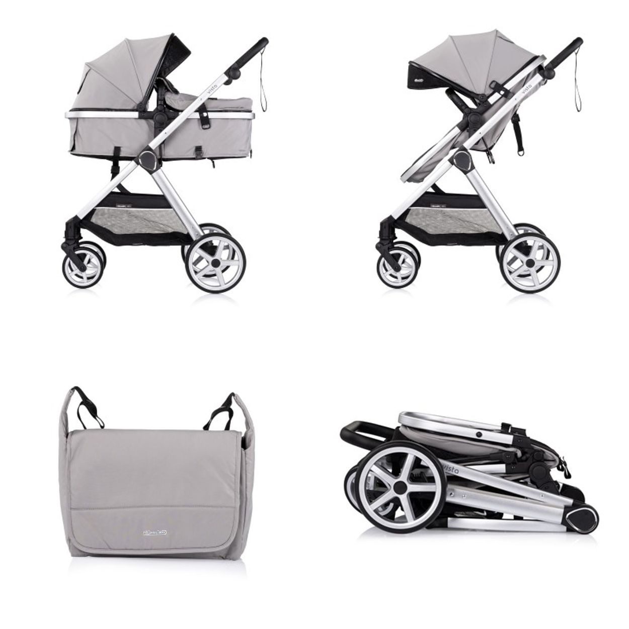 Kombi-Kinderwagen Kombikinderwagen 2 in 1 Vista