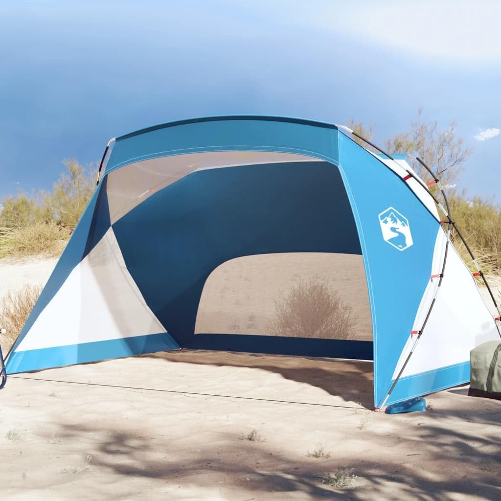 Sportartikel Artikel-Strandzelt Azurblau 274x178x170/148 cm 185T Polyester Safehappy