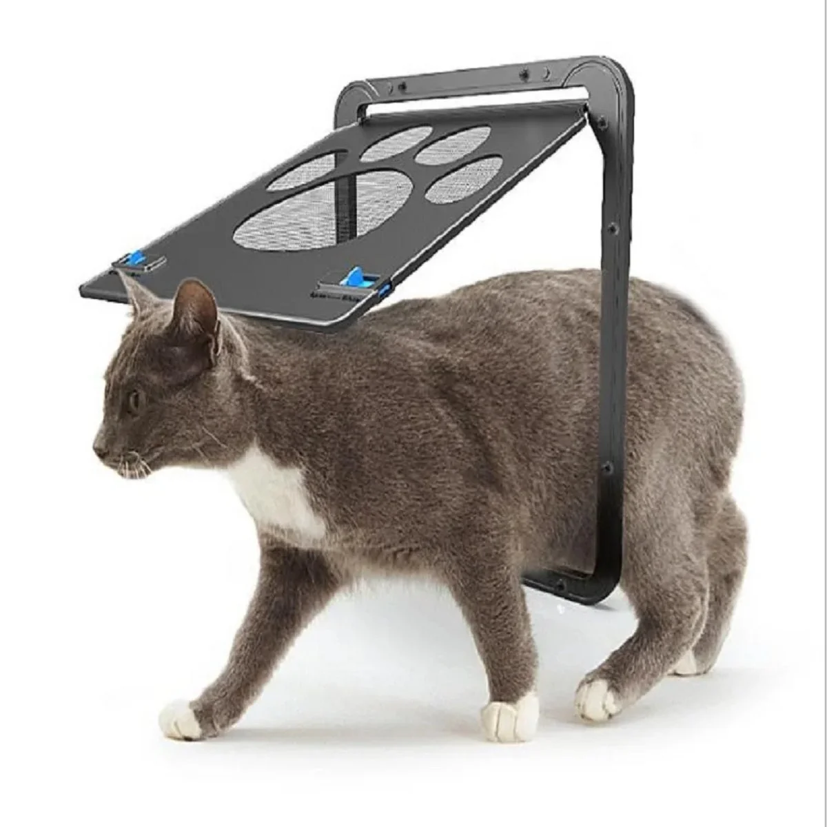 Magnetic Lockable Pet Screen Door Easy Install Flap for Cats & Dogs