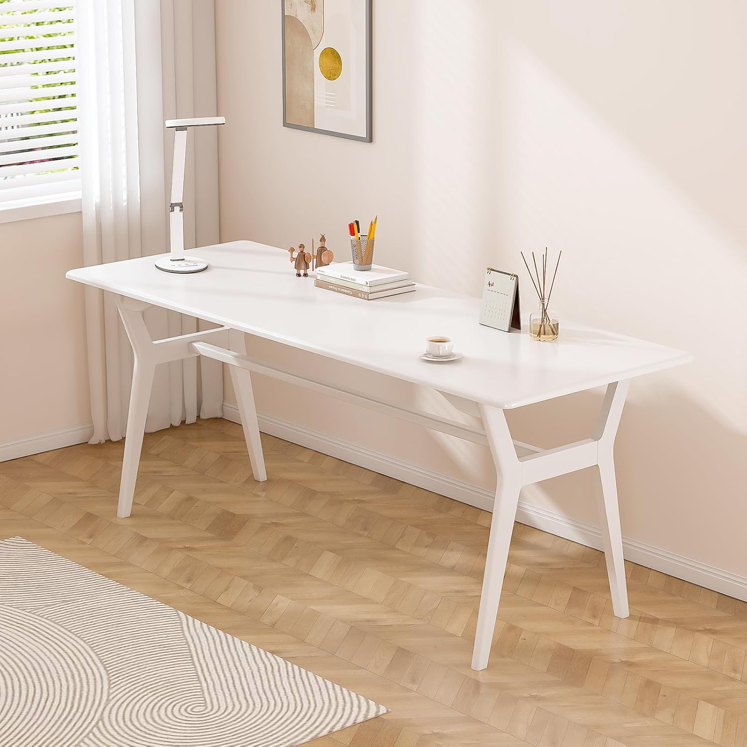 Solid Wood Study Desk - 63