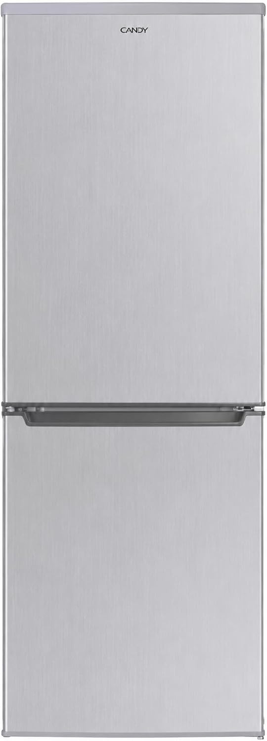 Candy Frigorifero Combinato a 2 Porte, 207 L, Libera Installazione, Classe E, Compatto, Temperatura Regolabile, Luce LED, Cassetto Crisper, 55 x 58 x 151 cm, Argento - CHCS514EX