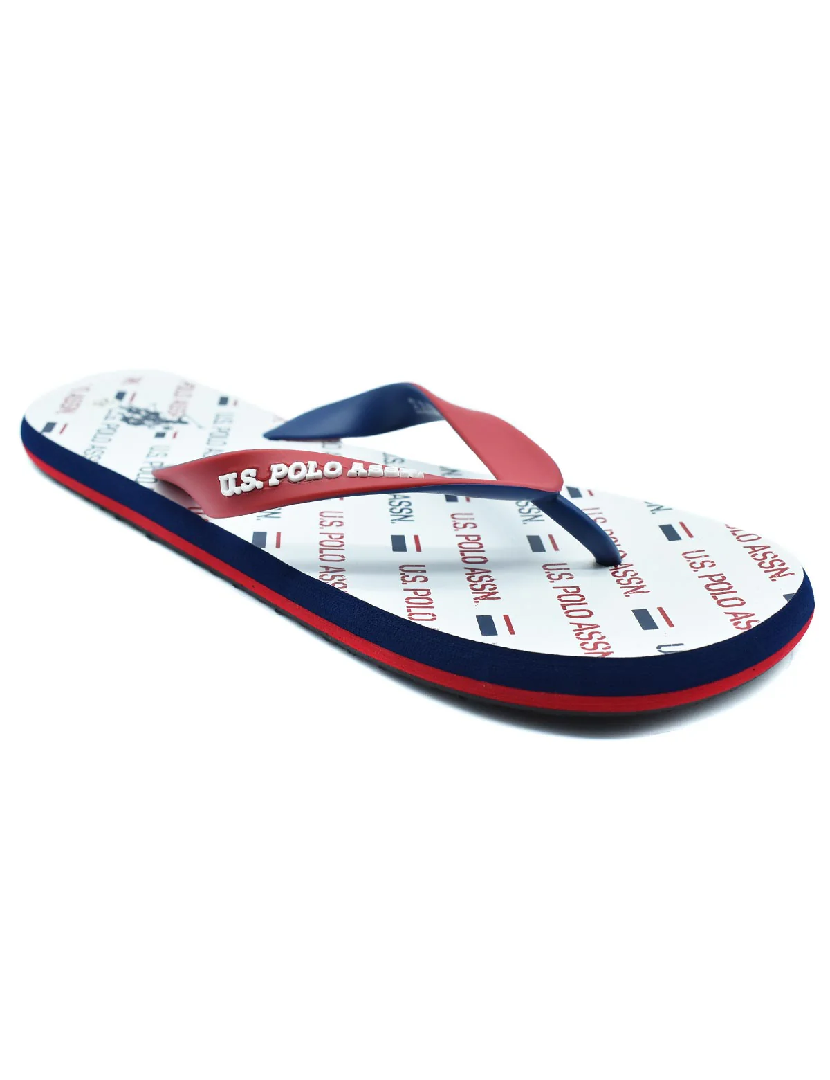 Sandalia Playa Max para Caballero Color Blanco/Rojo US-SS21-222